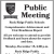 Public Meeting