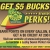 Get $5 Bucks Back!