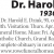 Dr. Harold E. Dziuk