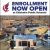 Enrollment Now Open