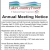 Annual Meeting Notice
