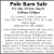 Pole Barn Sale