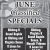 June Classified Specials