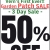 3 Day Sale - 50 % OFF (Everything Except Metal Plant Stands)