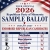 Your Official 2026 Republican Party of Minnesota Sample Ballot