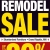 Remodel Sale