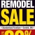 Remodel Sale