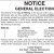 Notice General Election