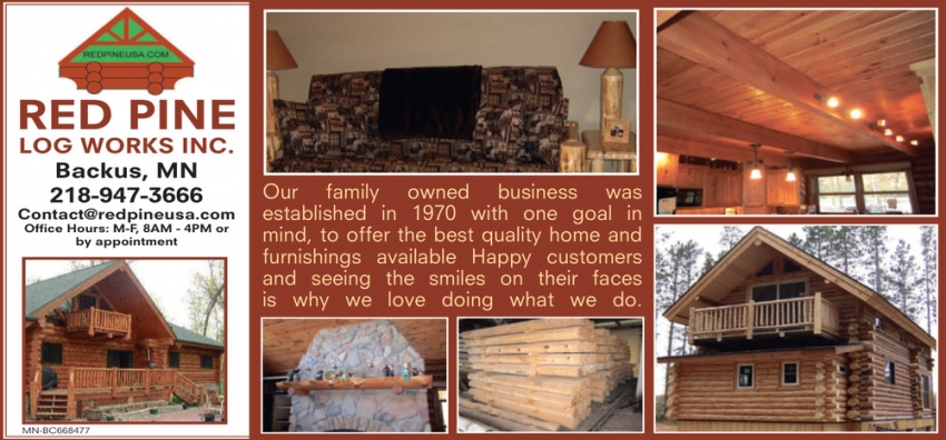 Red Pine Log Works Inc.