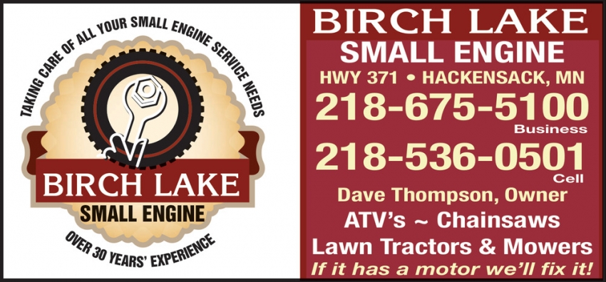 Birch Lake Small Engine