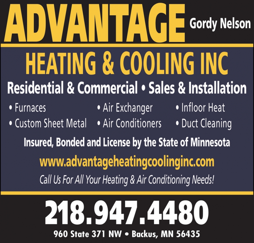 Advantage Heating & Cooling Inc
