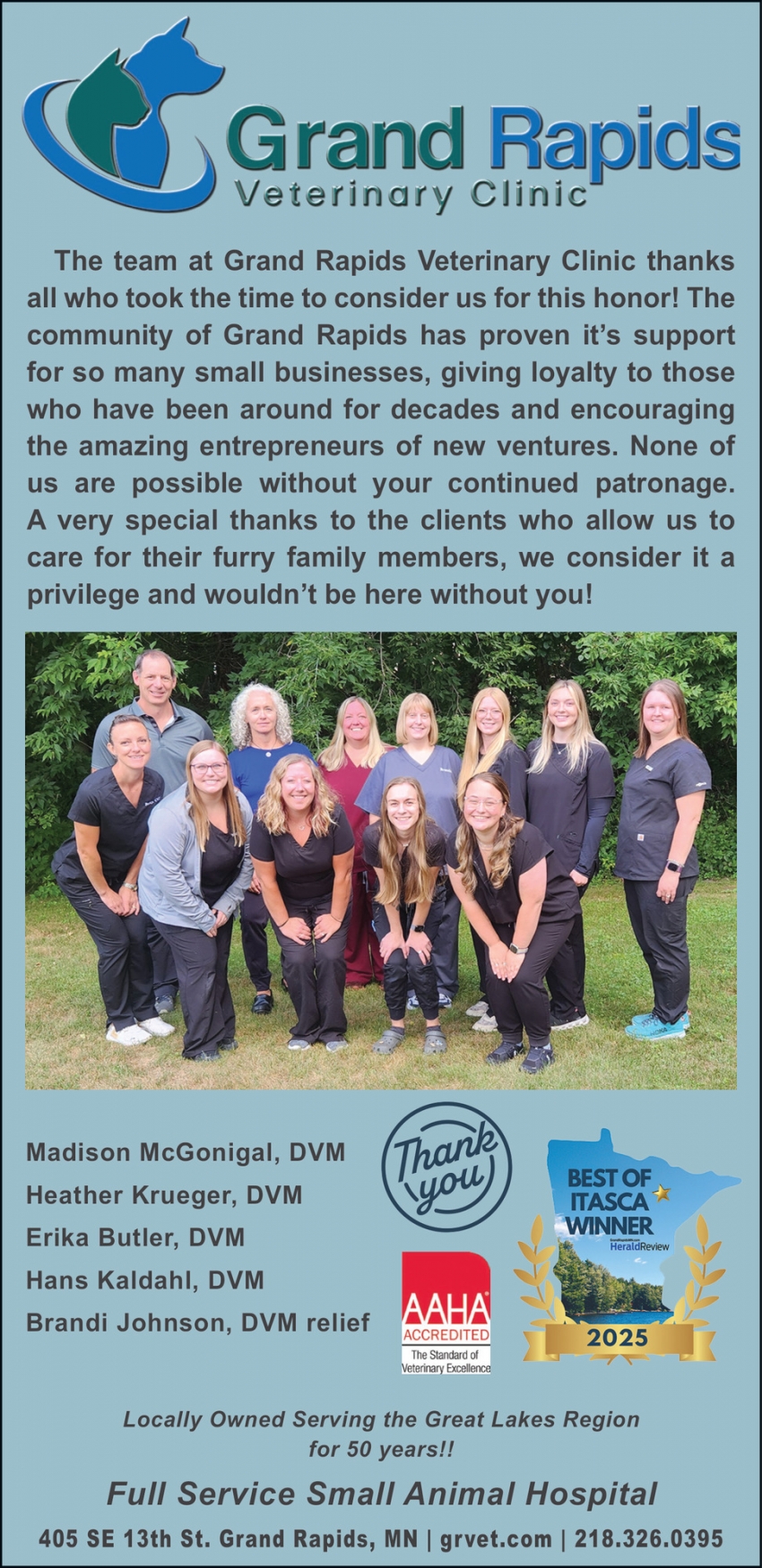 Grand Rapids Veterinary Clinic 