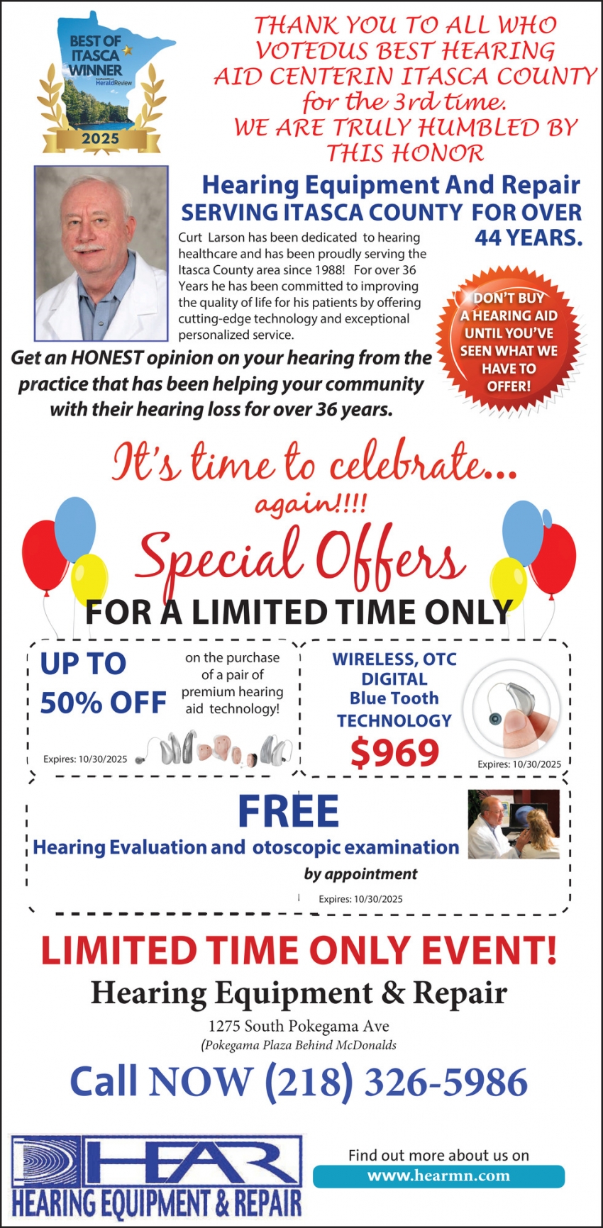 Hear Hearing Equipment & Repair 