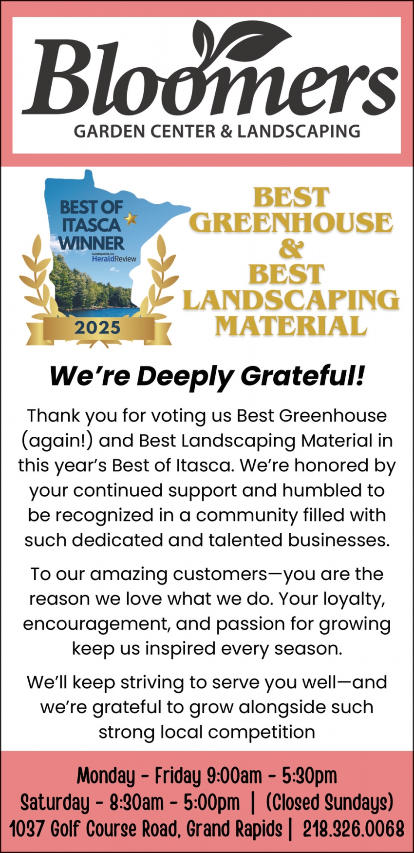 Bloomers Garden Center & Landscaping