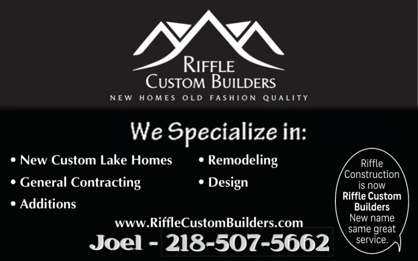 Riffle Construction