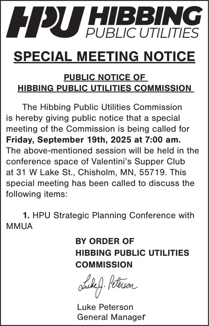 Hibbing Public Utilities 