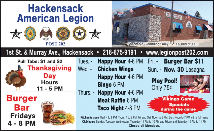 The Hackensack American Legion