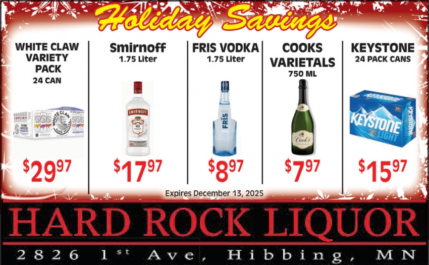 Hard Rock Liquor 