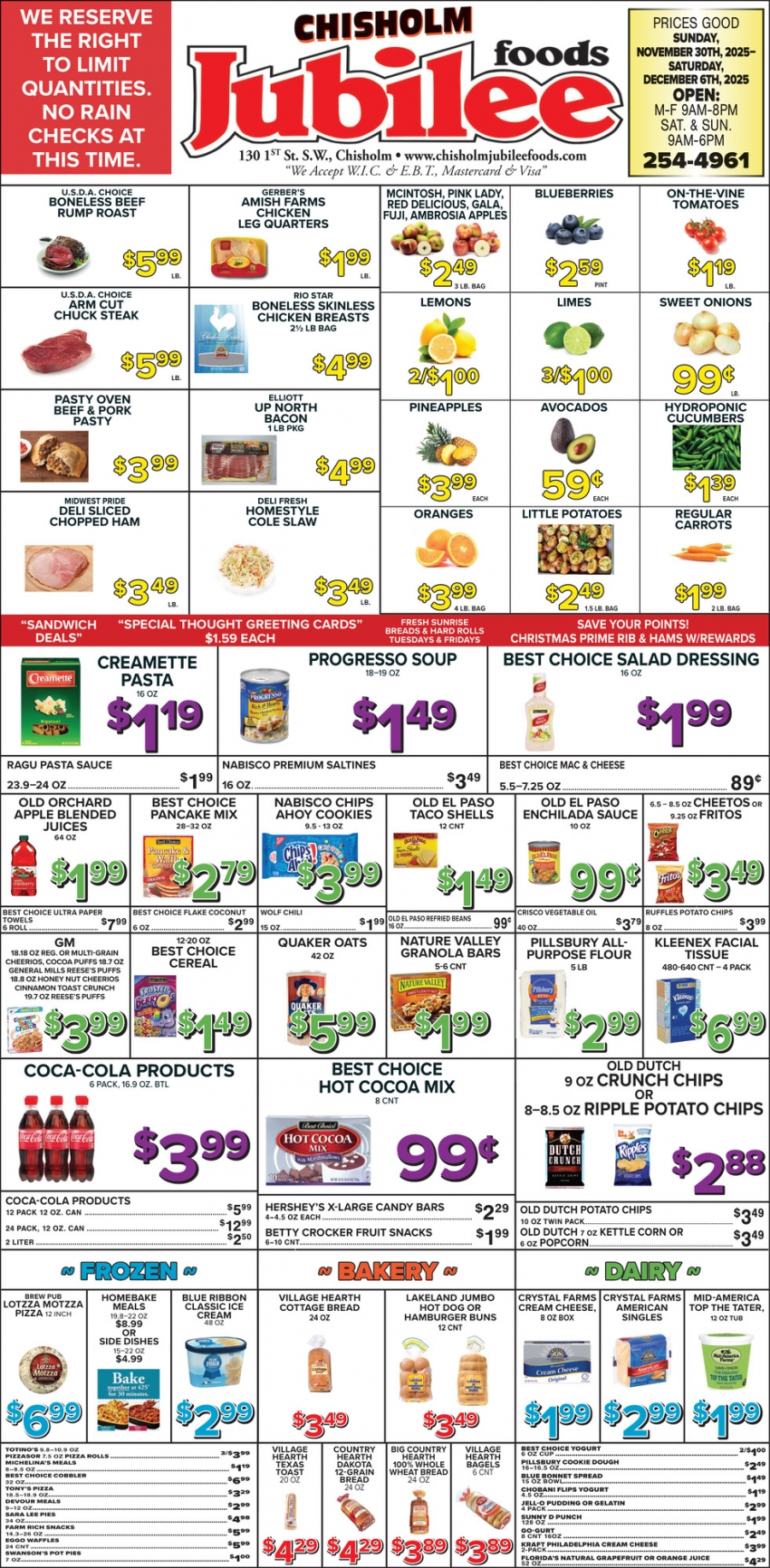 Chisholm Jubilee Foods