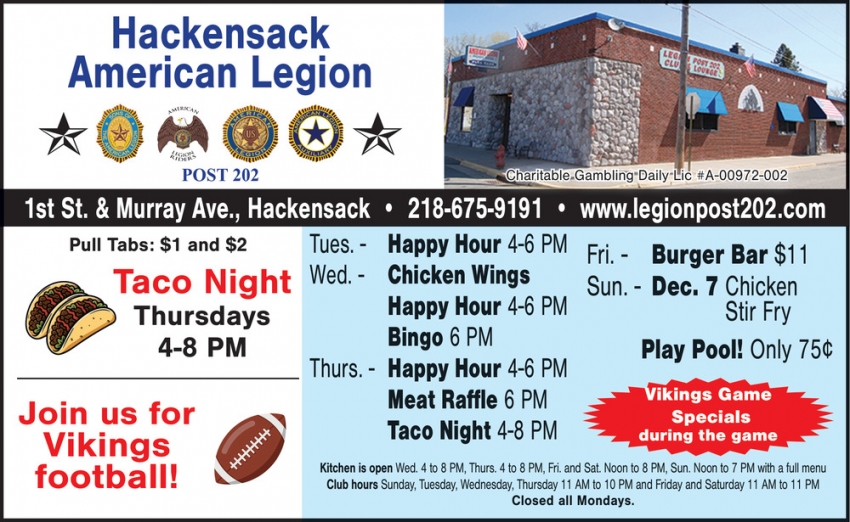 The Hackensack American Legion