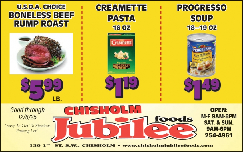Chisholm Jubilee Foods