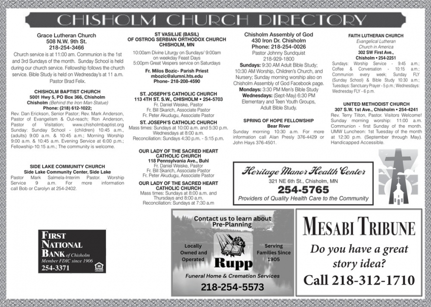 Mesabi Tribune House Display Ads