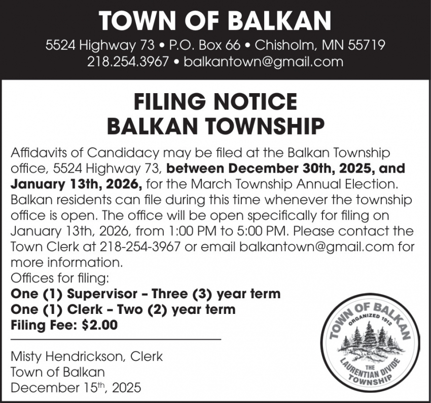 Town Of Balkan 