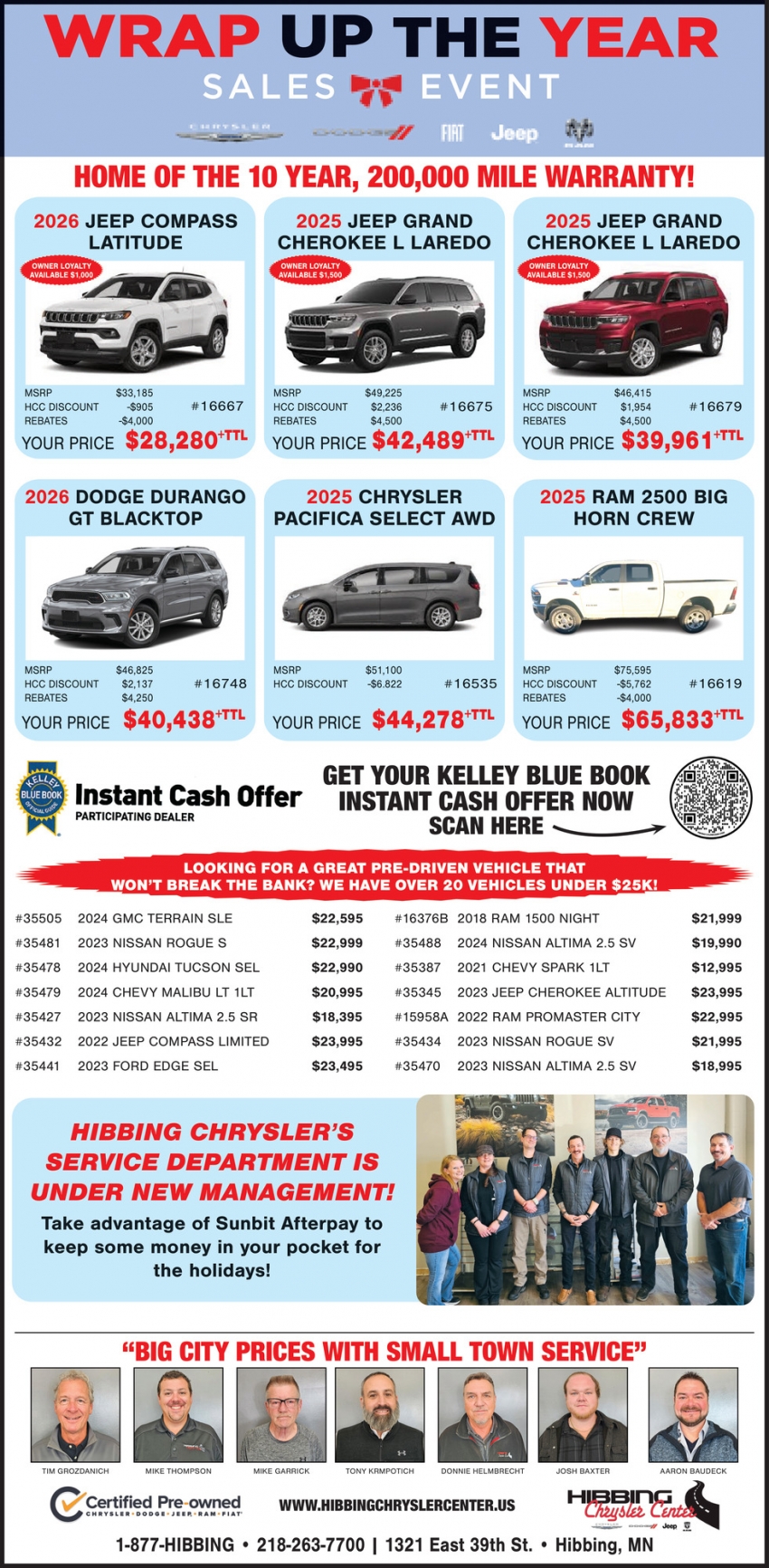 Hibbing Chrysler Center