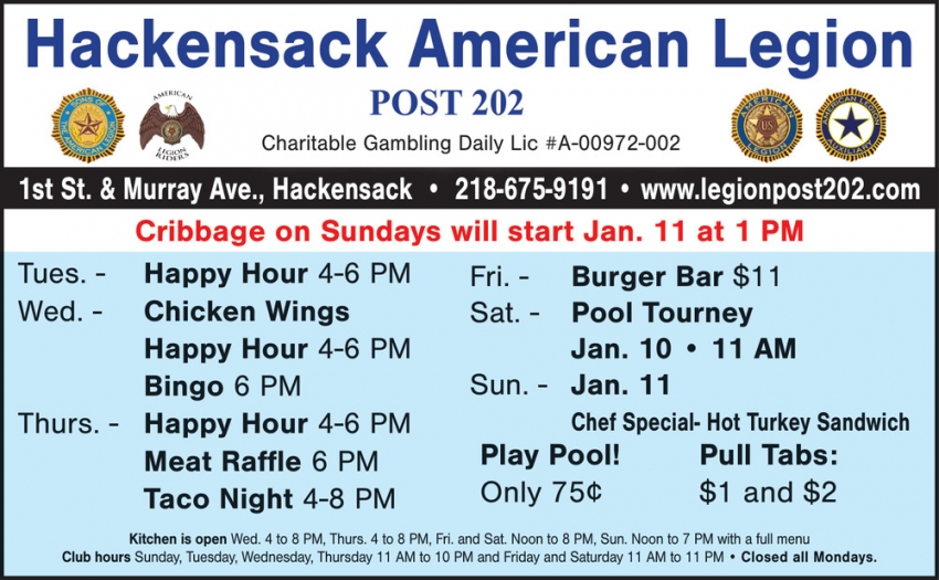 The Hackensack American Legion