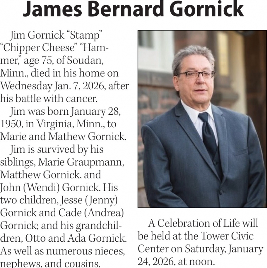 The Family of James Bernard Gornick