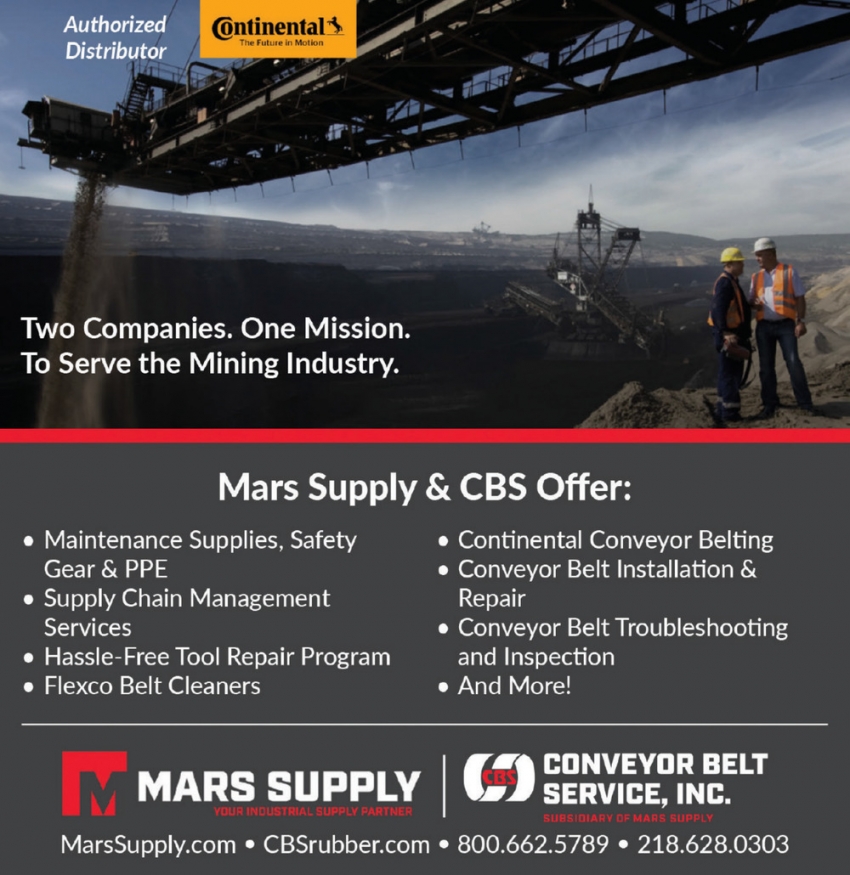 Conveyor Belt Service, Inc. - Mars Supply