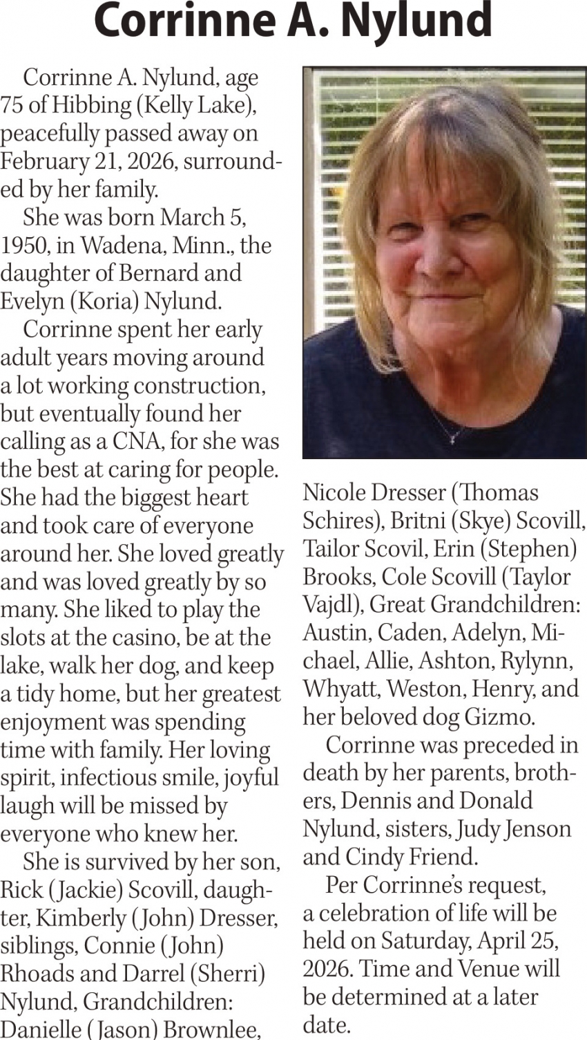 The Family of Corrinne A. Nylund