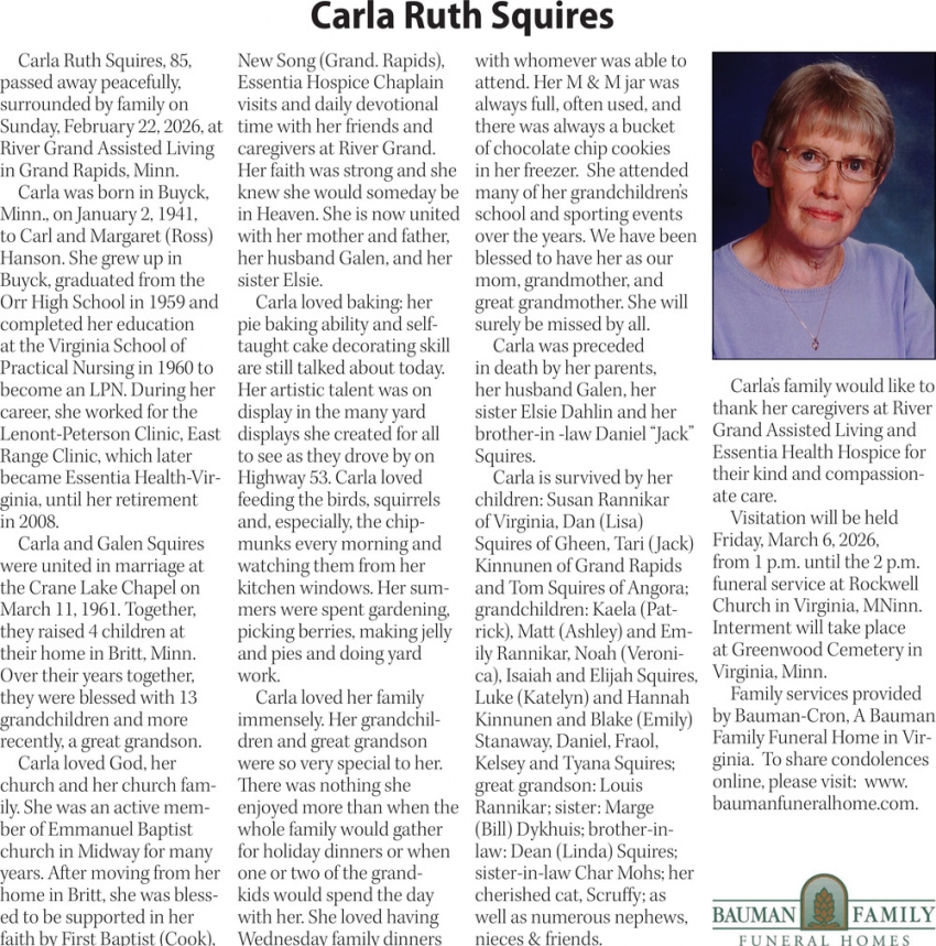 Bauman Family Funeral Homes