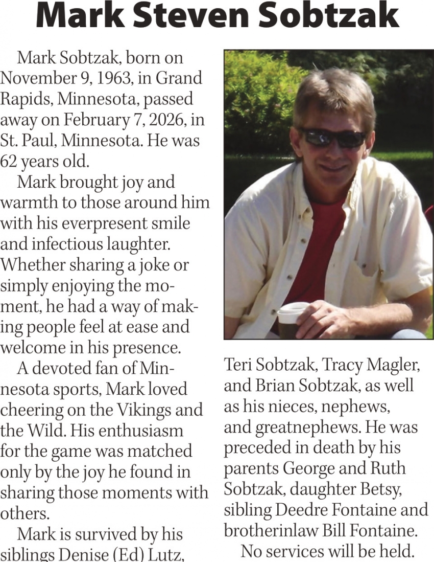 The Family of Mark Steven Sobtzak