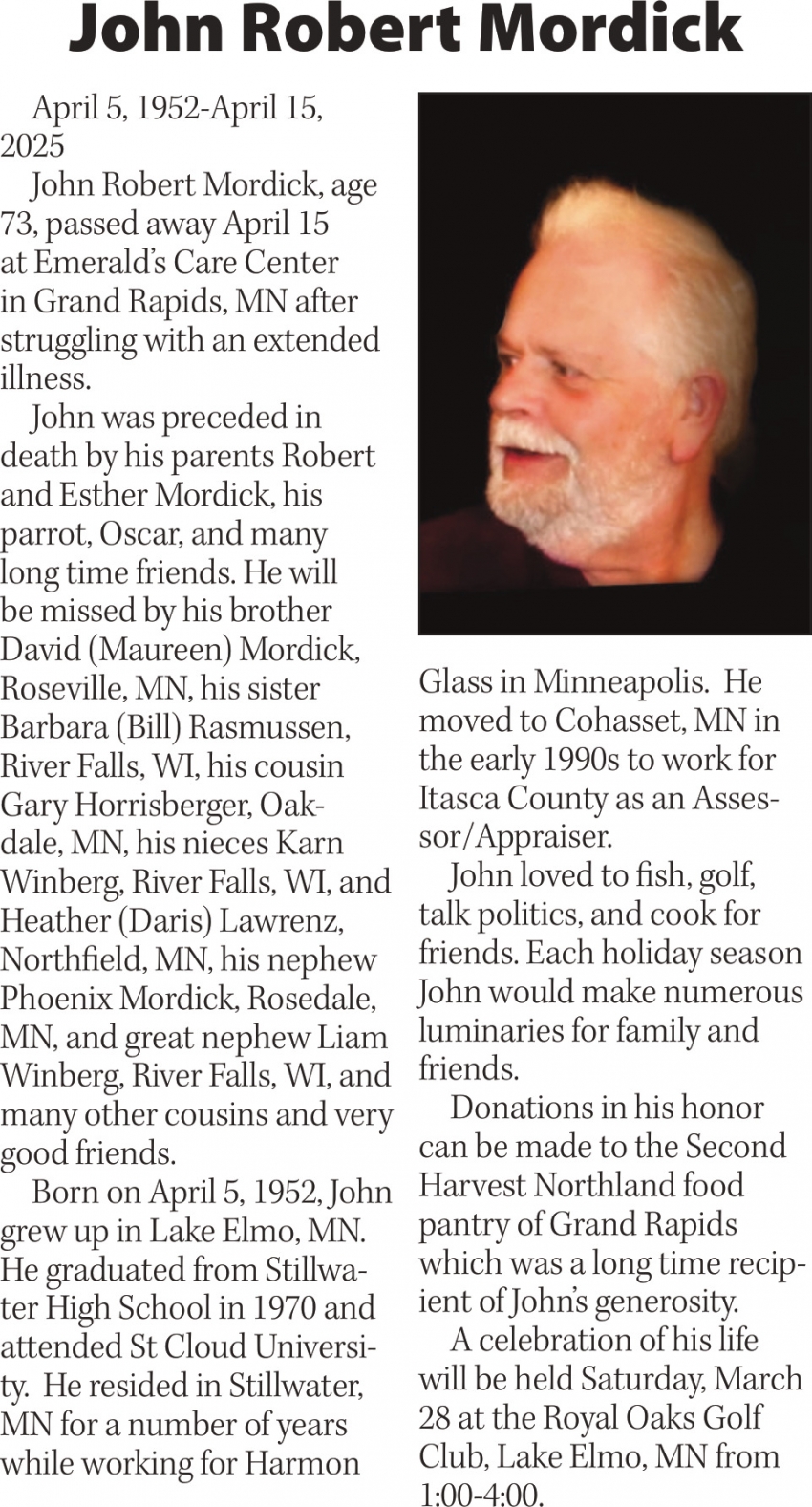 The Family of John Robert Mordick