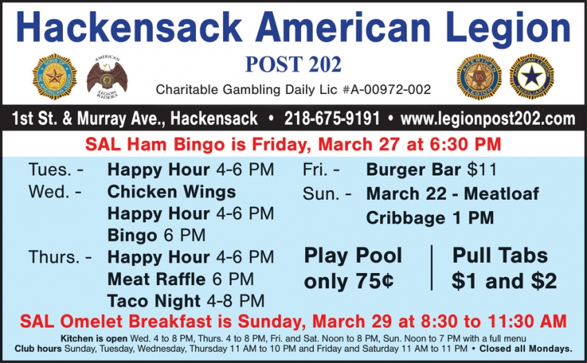 The Hackensack American Legion