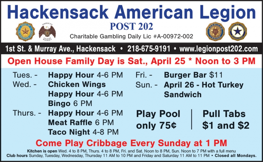 The Hackensack American Legion
