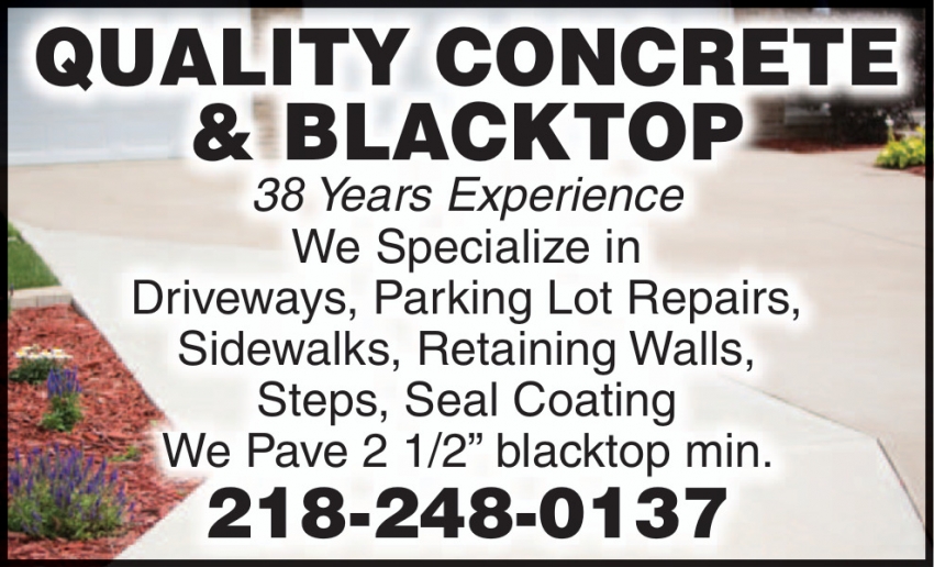 Quality Concrete & Blacktop