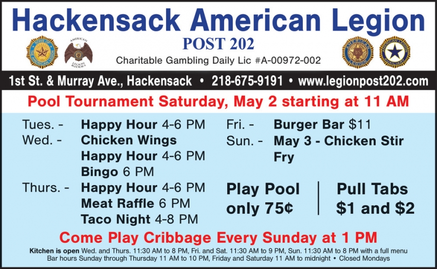 The Hackensack American Legion