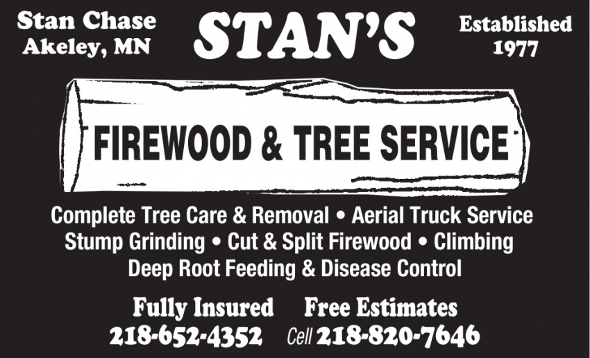 Stan's Firewood & Tree Service