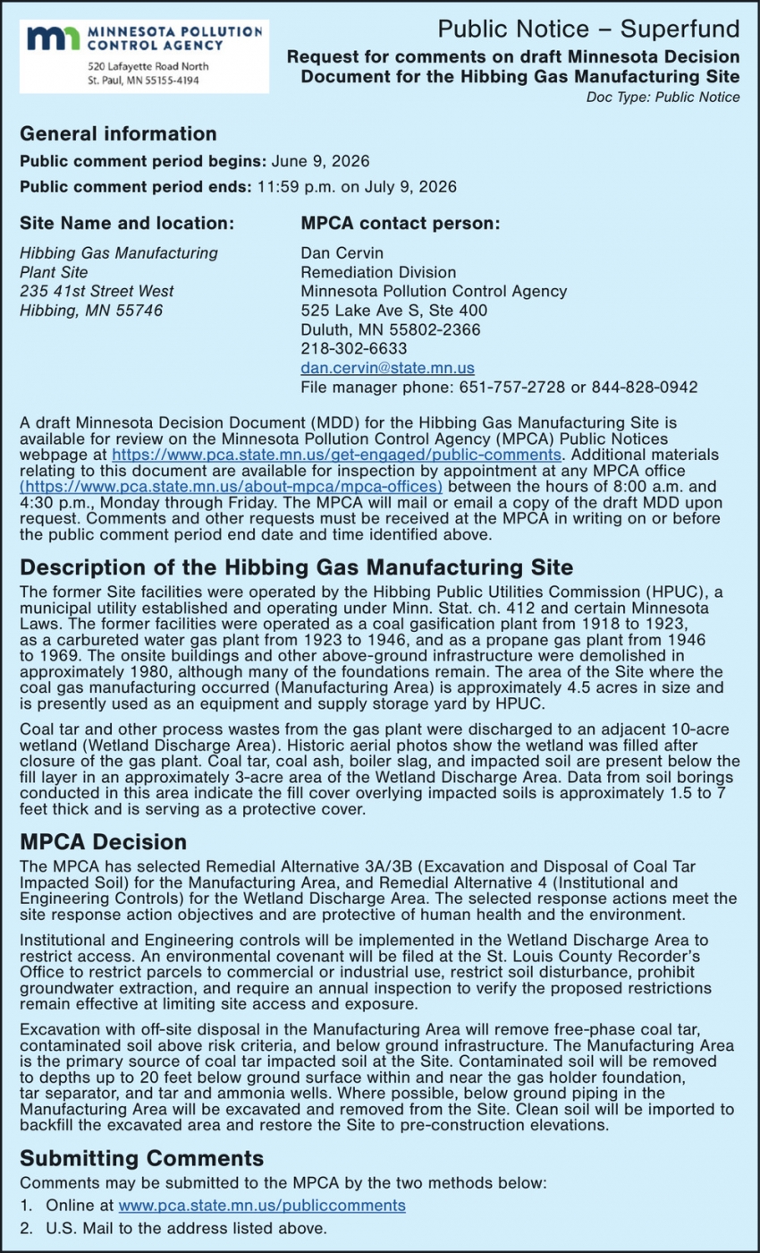 Minnesota Pollution Control Agency