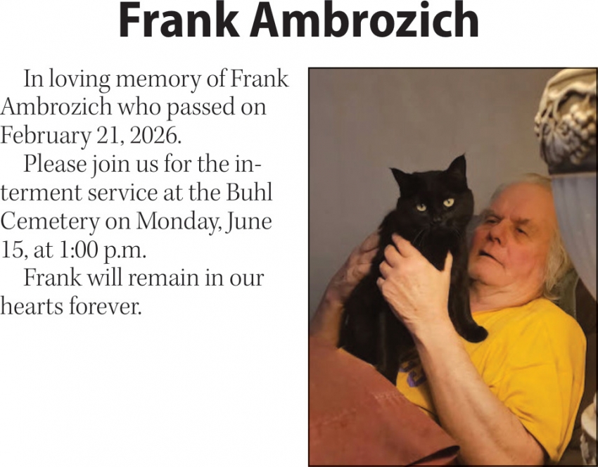 The Family of Frank Ambrozich