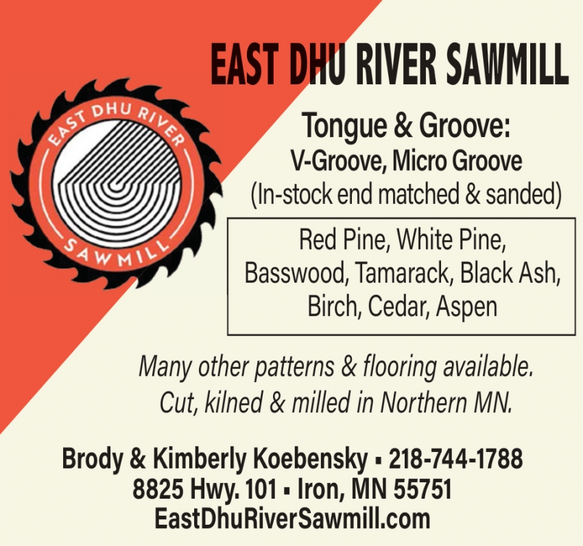East Dhu River Sawmill, Inc
