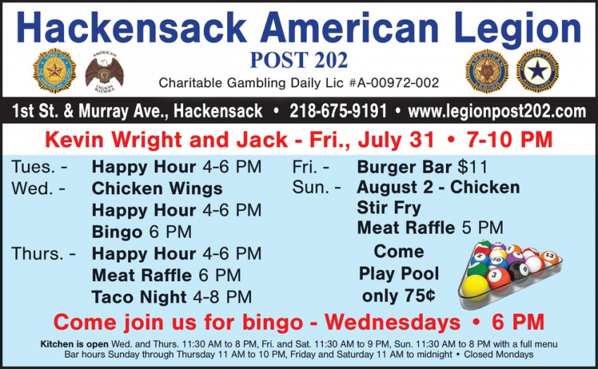 The Hackensack American Legion