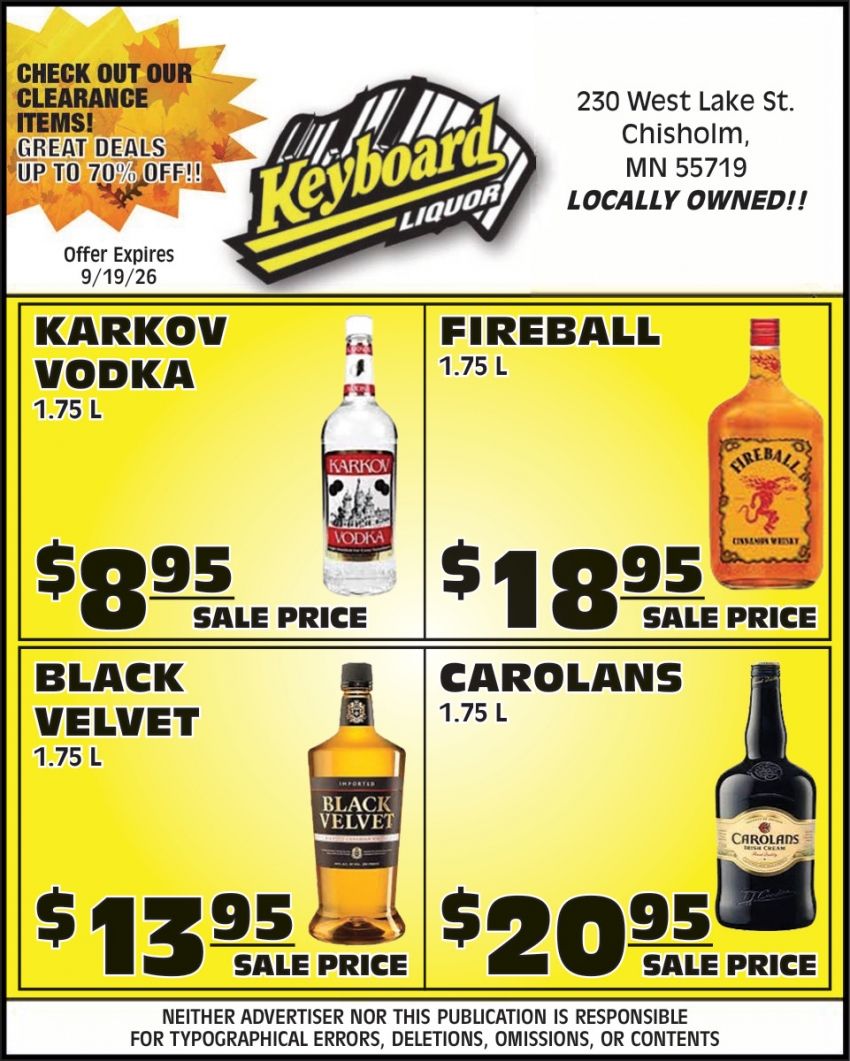 Keyboard Liquor