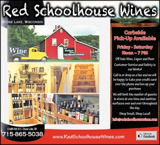 Red Schoolhouse Wines Stone Lake Wi, Stoney Creek Landscaping Minocqua Wine