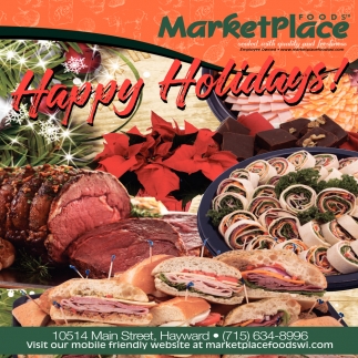 Happy Holidays!, Marketplace Foods, Rice Lake, WI