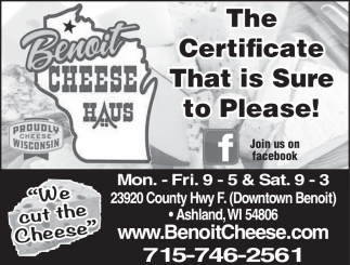 Benoit Cheese Haus