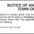 Notice of Annual Meeting Town of Sarona