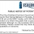 Public Notice